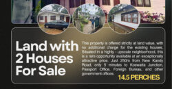 Land with Two Unit House at Thalahena