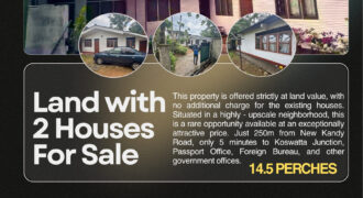 Land with Two Unit House at Thalahena