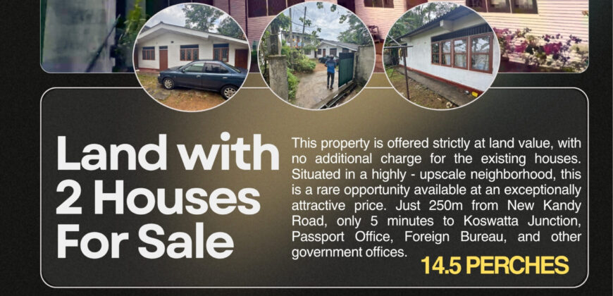 Land with Two Unit House at Thalahena